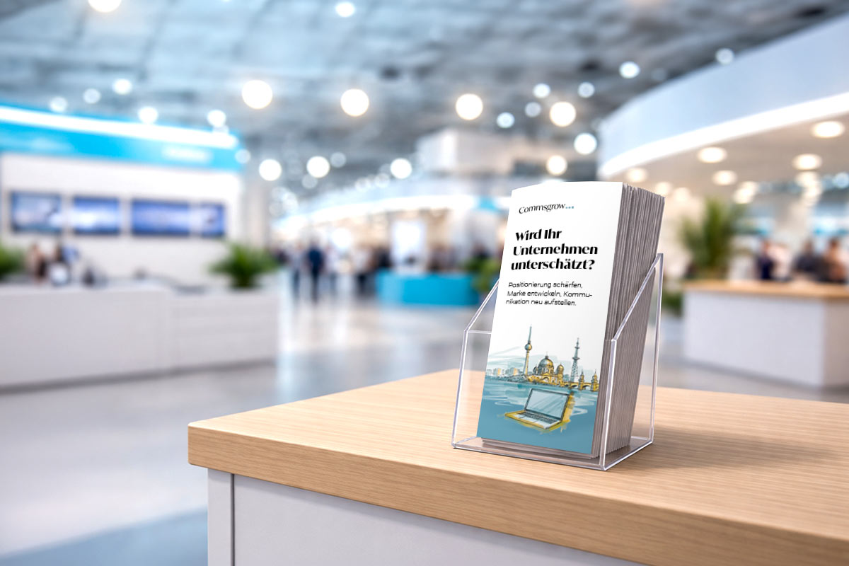 Commsgrow bietet Kommunikationsberatung, Branding und Marketingeberatung mit KI für kleine und mittlere Unternehmen KMU